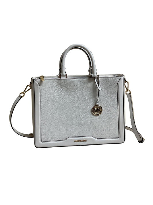 Handbag Designer By Michael Kors In Cream, Size:Large
