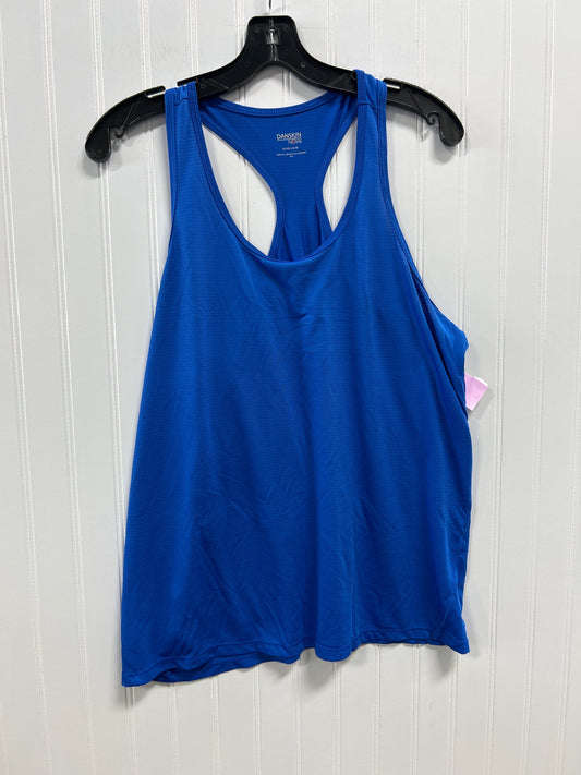 Athletic Tank Top By Danskin In Blue, Size:Xl