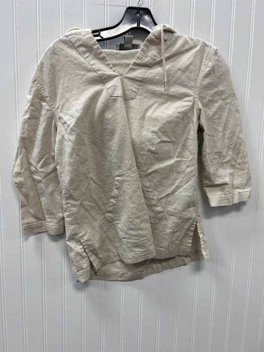 Top Ls By Charlie Paige In Cream, Size:Sp