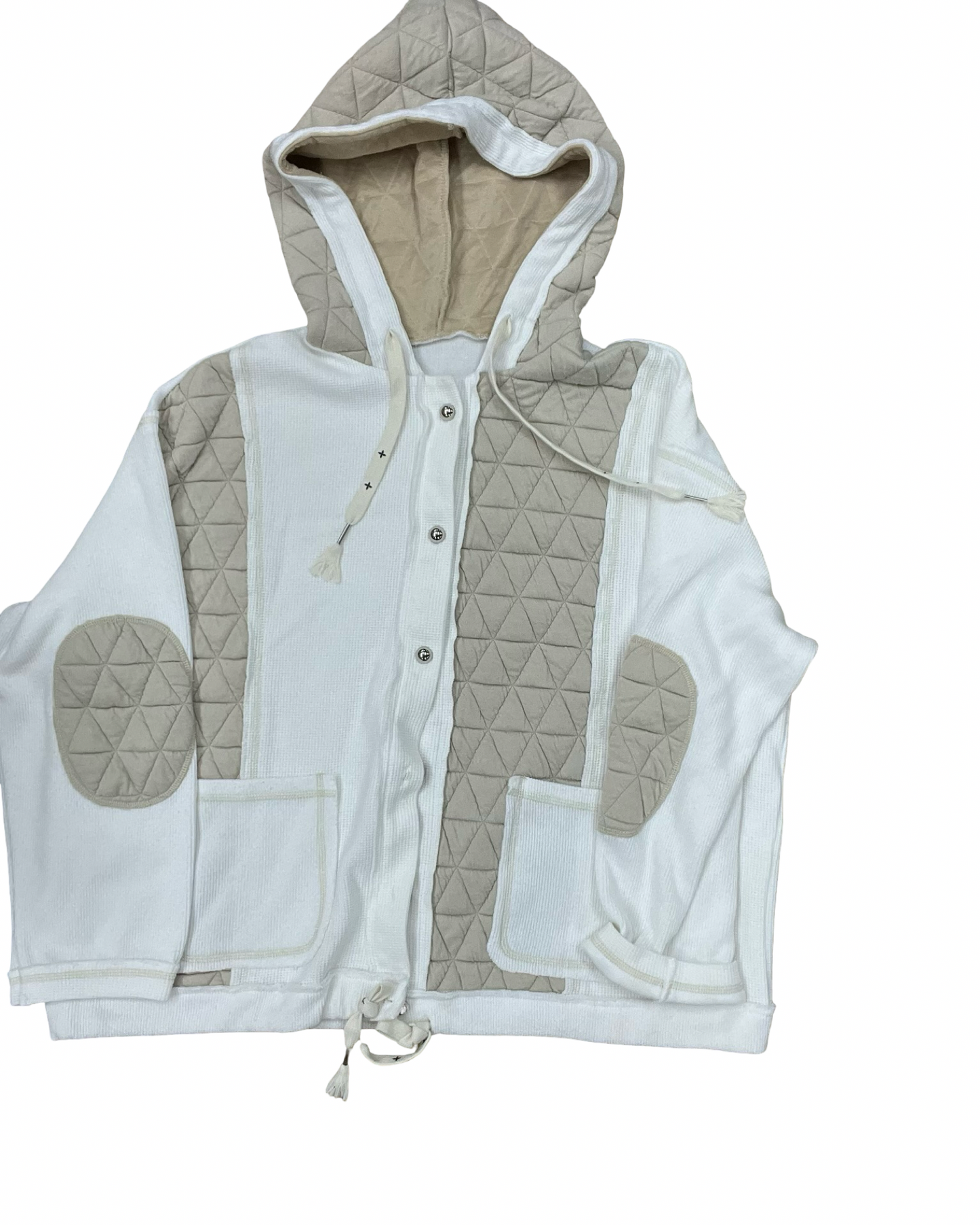 Jacket Other By Clothes Mentor In Cream & Tan, Size:Xl