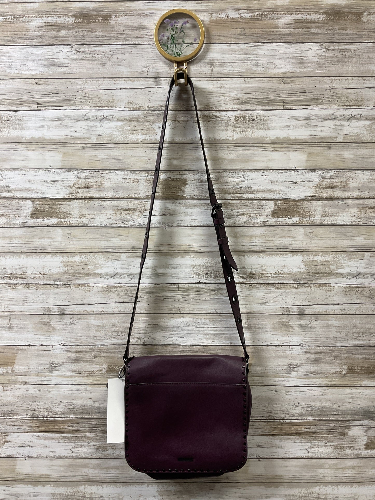 Crossbody Designer By Rebecca Minkoff In Purple, Size:Medium