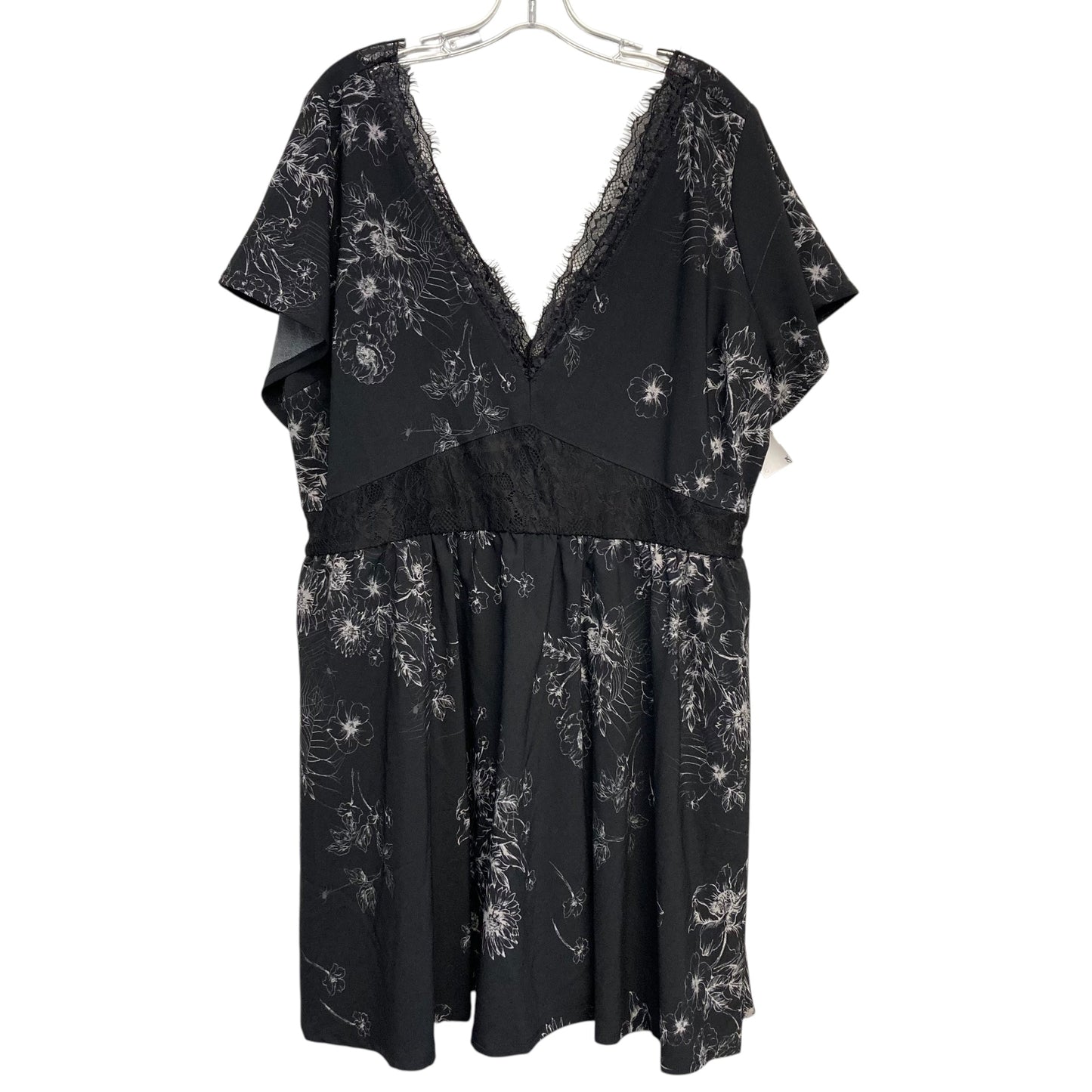 Dress Party Short By Torrid In Black, Size:1X