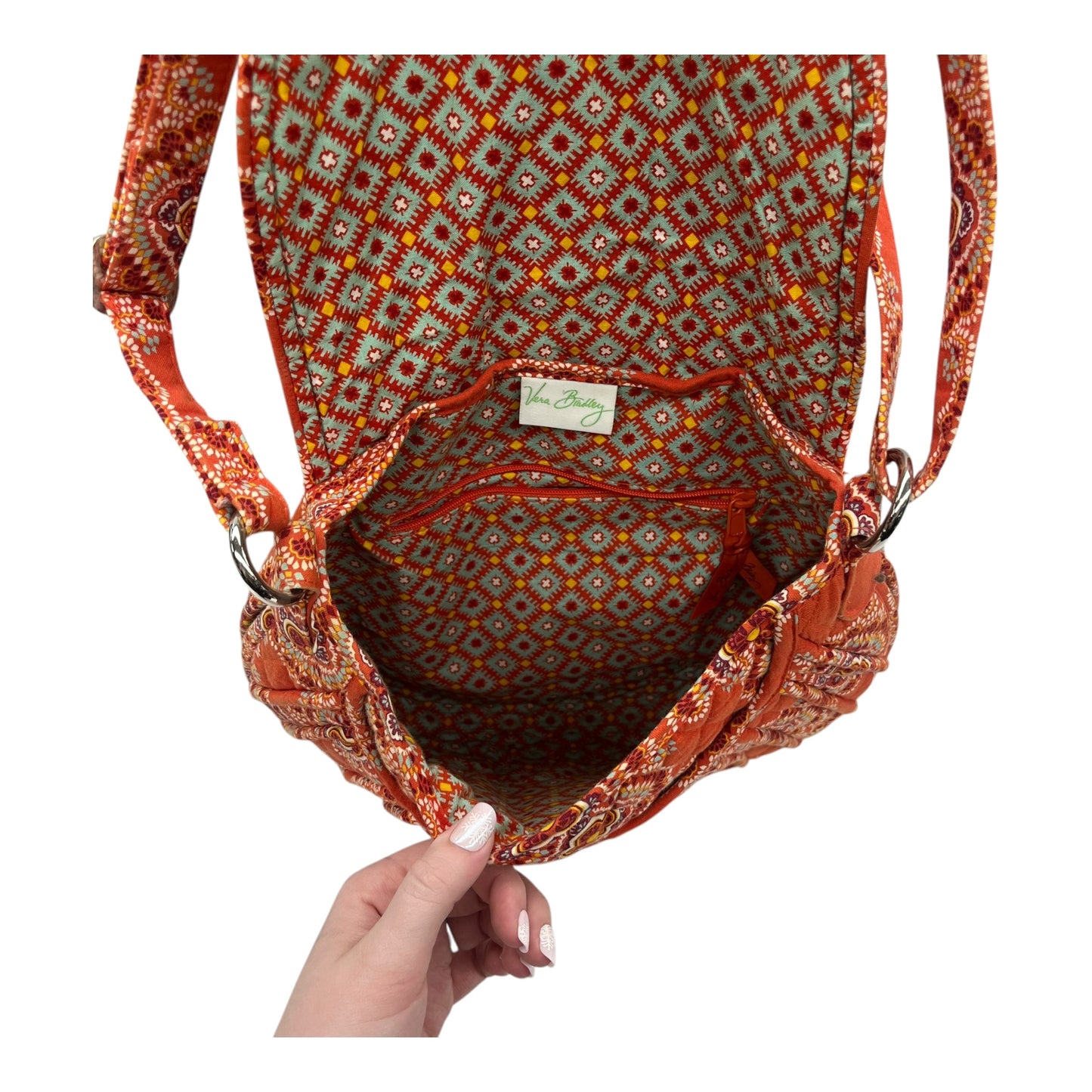 Crossbody By Vera Bradley In Orange, Size:Medium