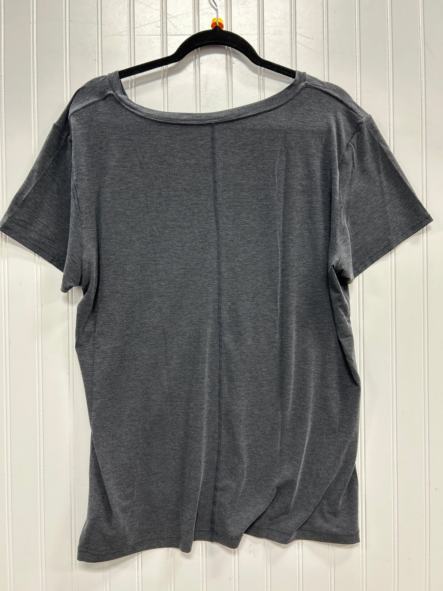 Athletic Top Ss By Gapfit In Grey, Size:Xl