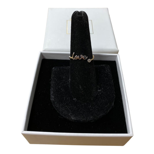 Ring Sterling Silver By the ring box In Silver, Size:7.5