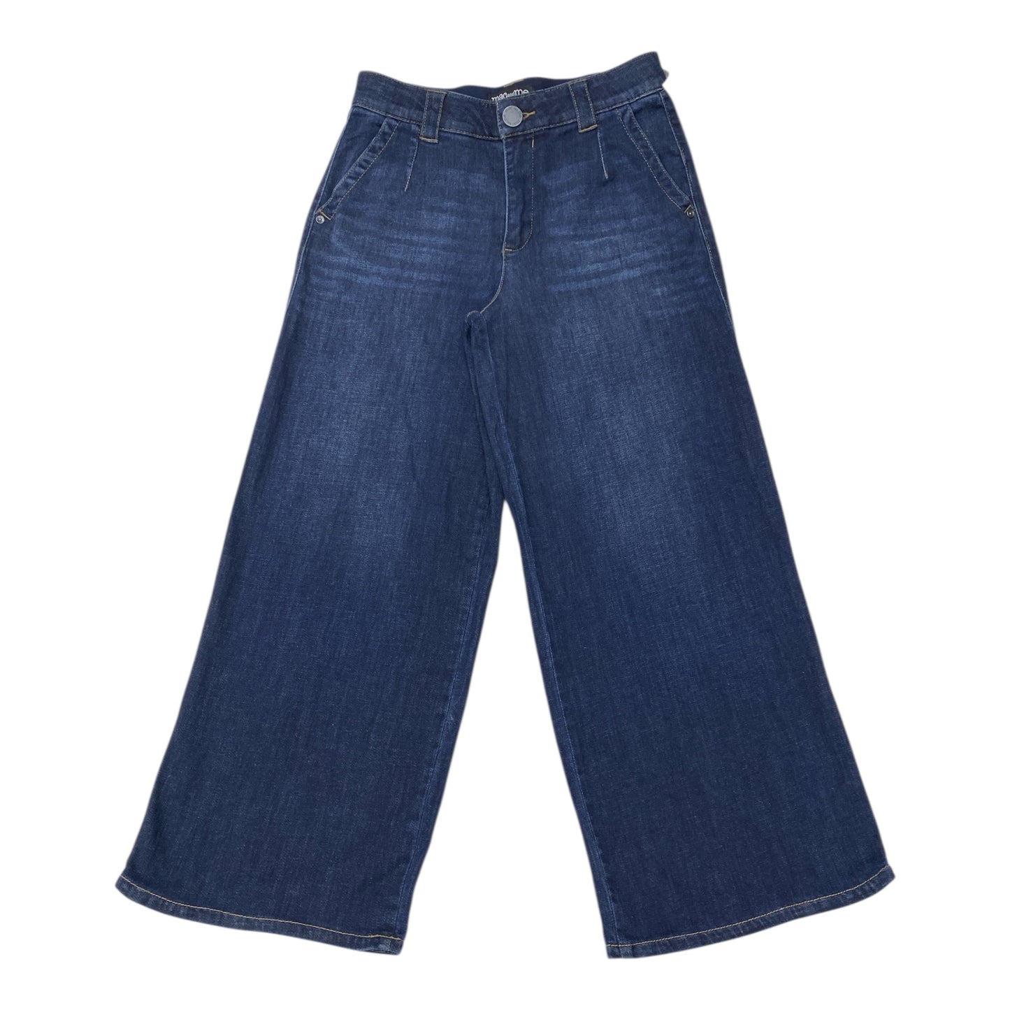 Jeans Wide Leg By Cmc In Blue Denim, Size:4