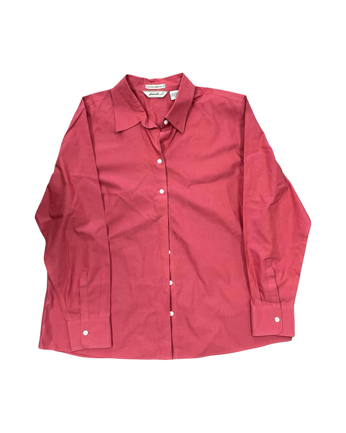 Blouse Ls By Eddie Bauer In Orange, Size:Xl