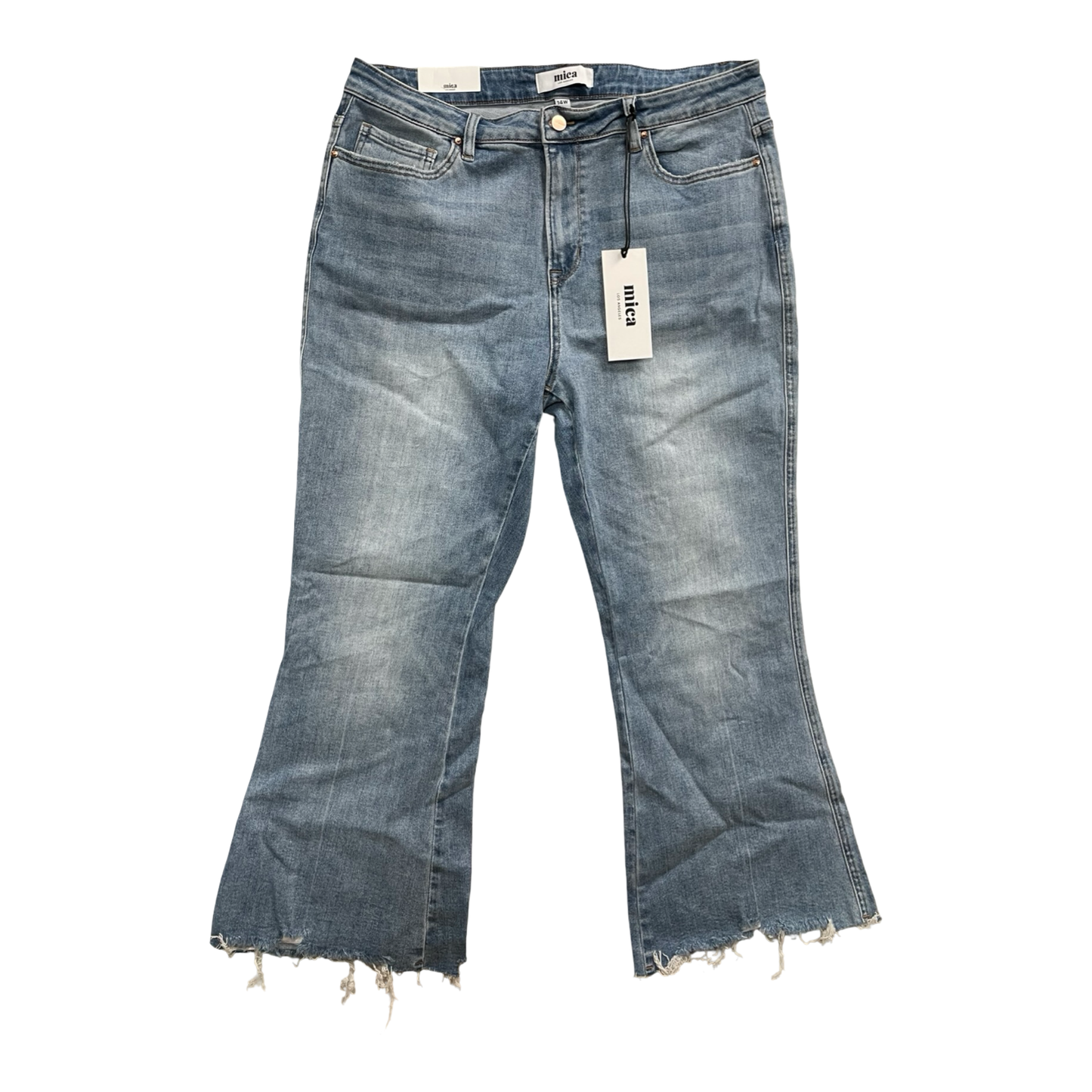 Jeans Flared By Cmc Mica In Blue Denim, Size:14