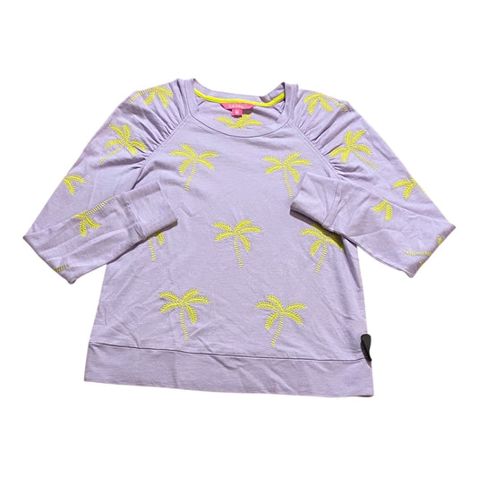 Top Ls Designer By Lilly Pulitzer In Purple, Size:Xs