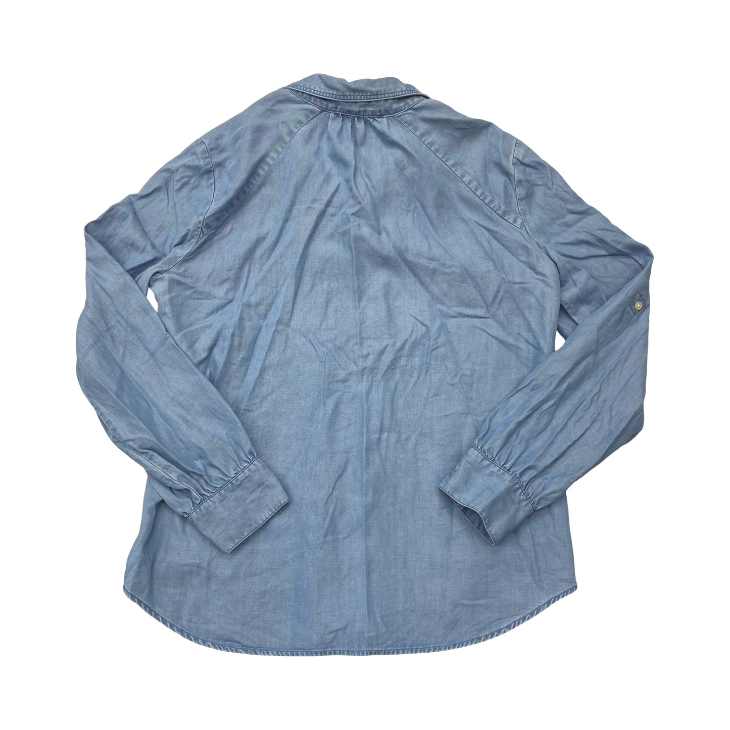 Top Ls By Loft In Blue Denim, Size:M