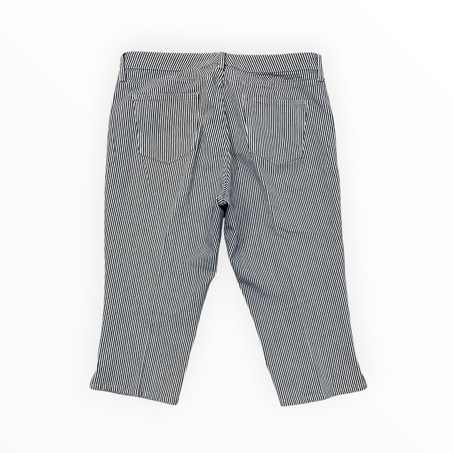 Jeans Cropped By St Johns Bay In Black & White, Size:16