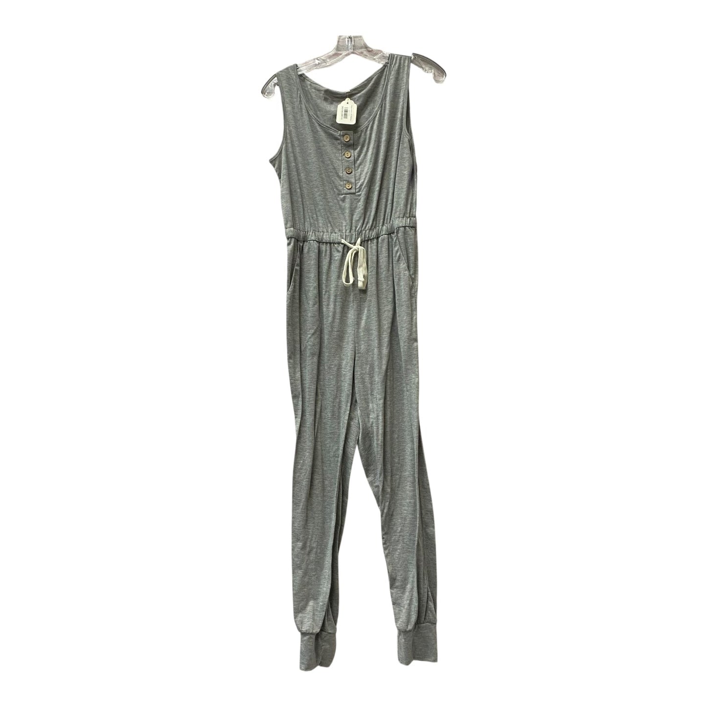 Jumpsuit  In Grey, Size:S