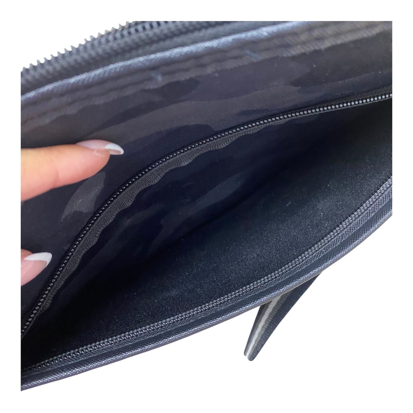 Handbag By Haute Shore In Black & Grey, Size:Small