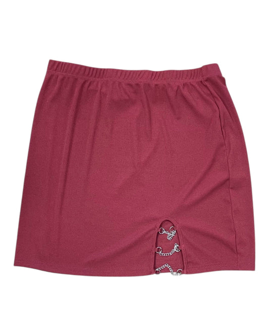 Skirt Midi By Shein In Red, Size:3X