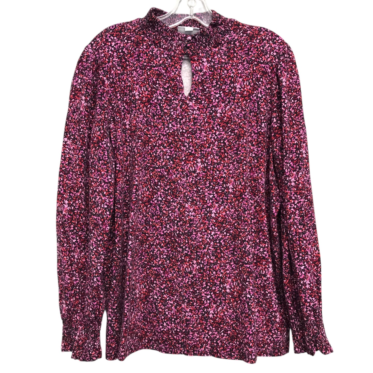 Top Ls By J. Jill In Black & Pink, Size:Xl