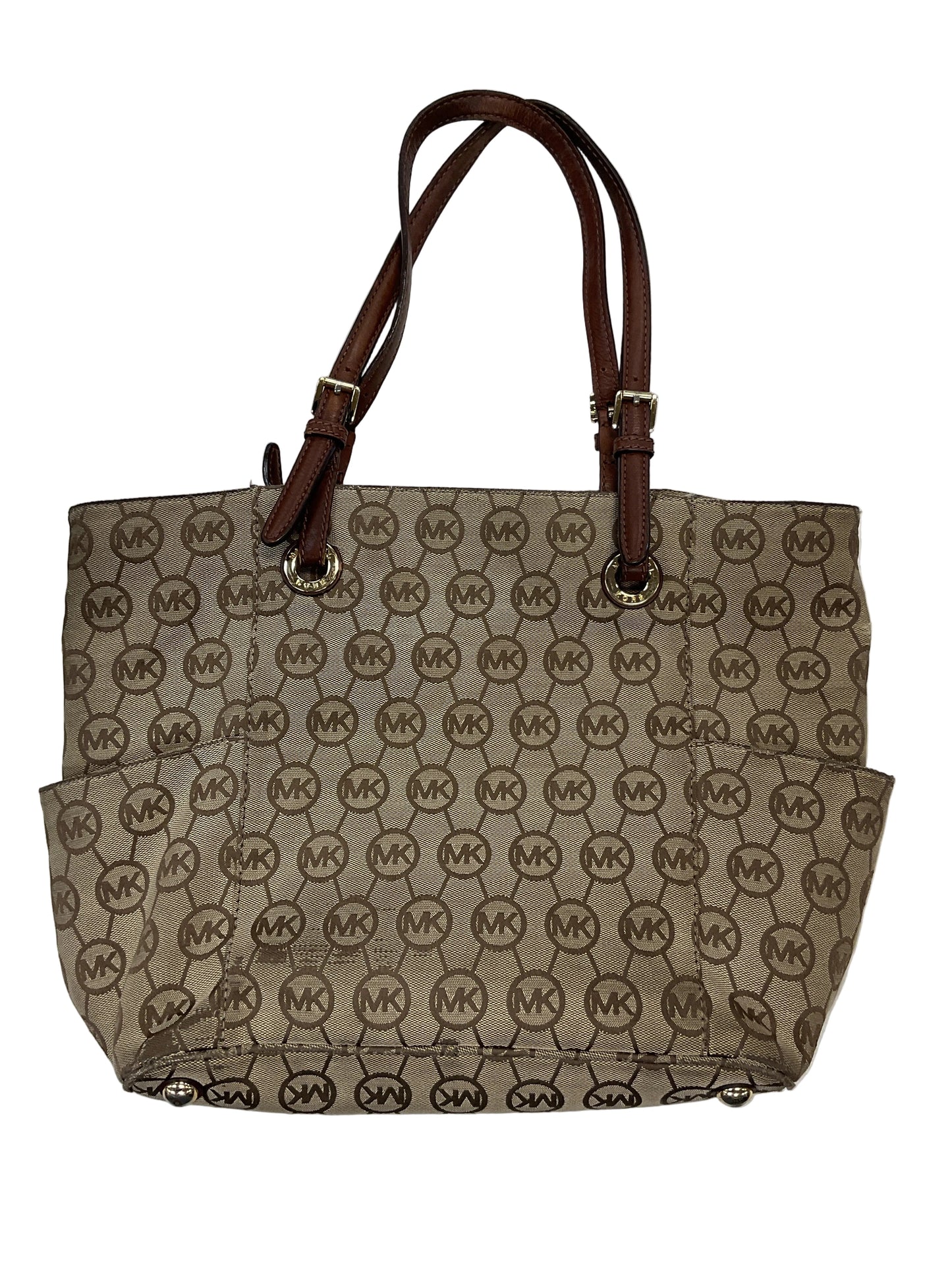 Handbag Designer By Michael Kors In Brown, Size:Medium