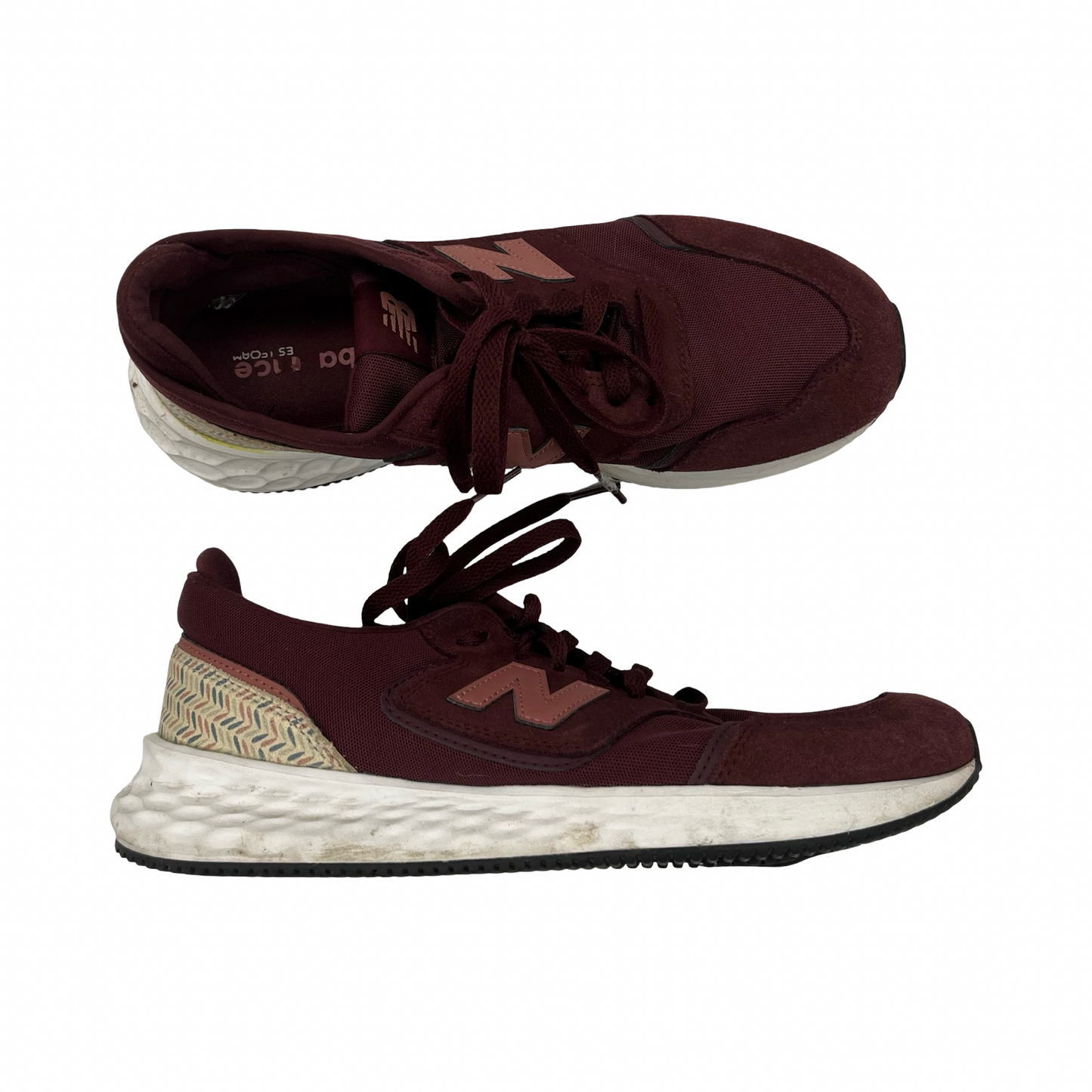 Shoes Athletic By New Balance In Maroon, Size:9.5