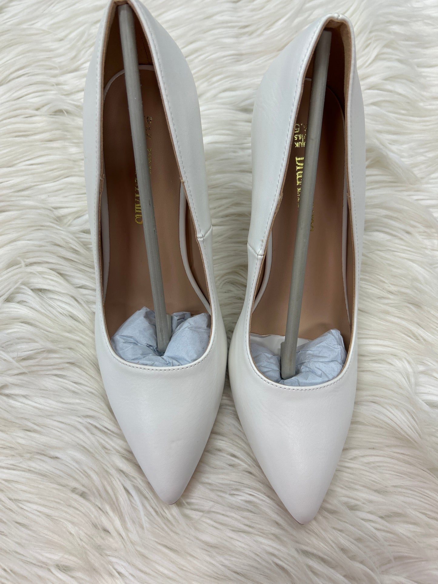 Shoes Heels Stiletto By Dream Pairs In White, Size:8.5