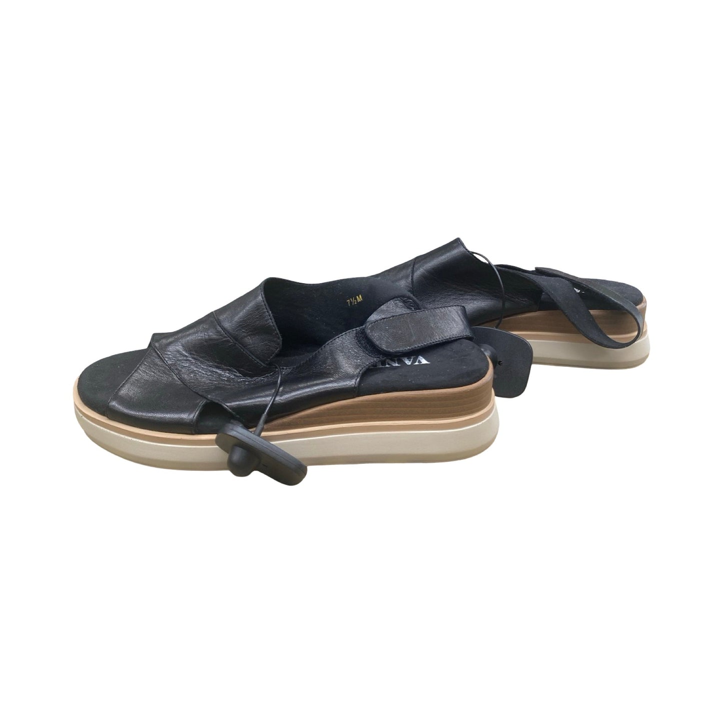 Sandals Flats By Vaneli In Black, Size:7.5