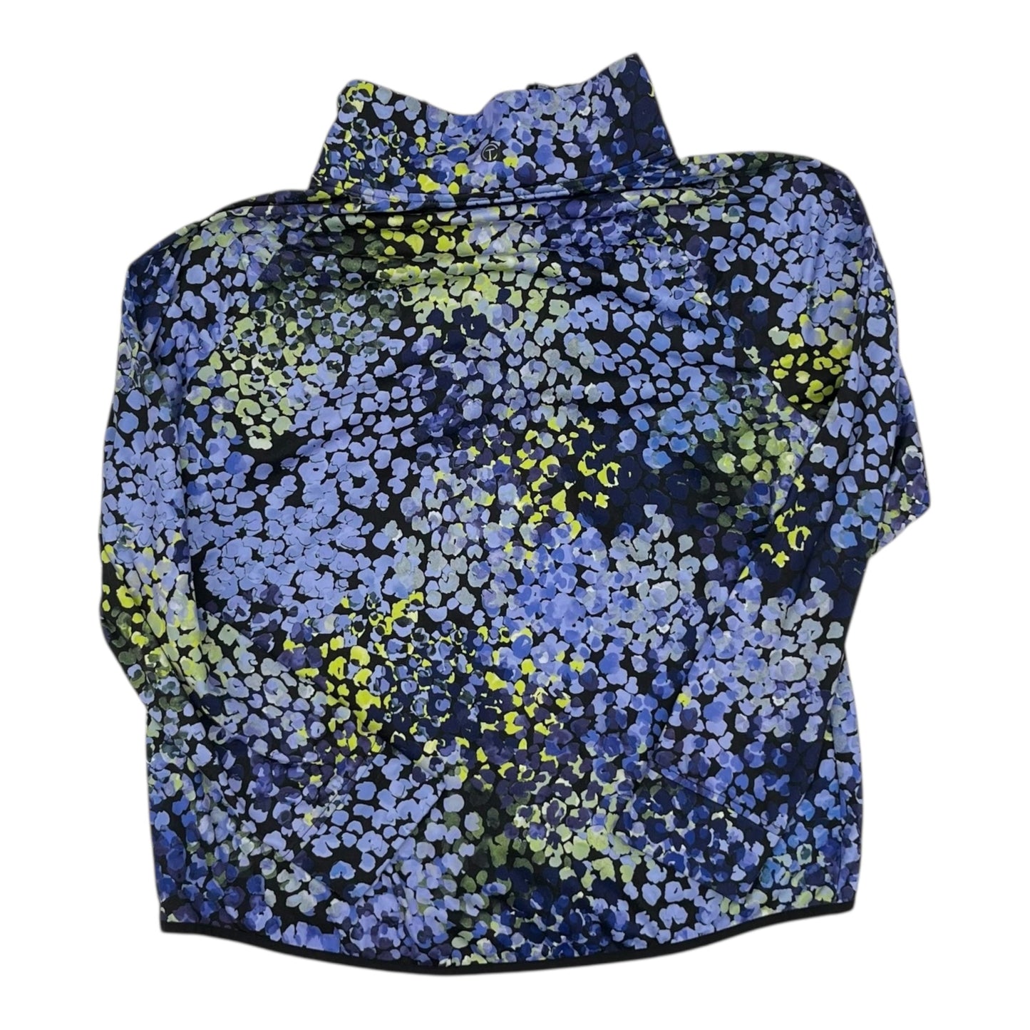 Athletic Top Ls Collar By Talbots In Floral Print, Size:L