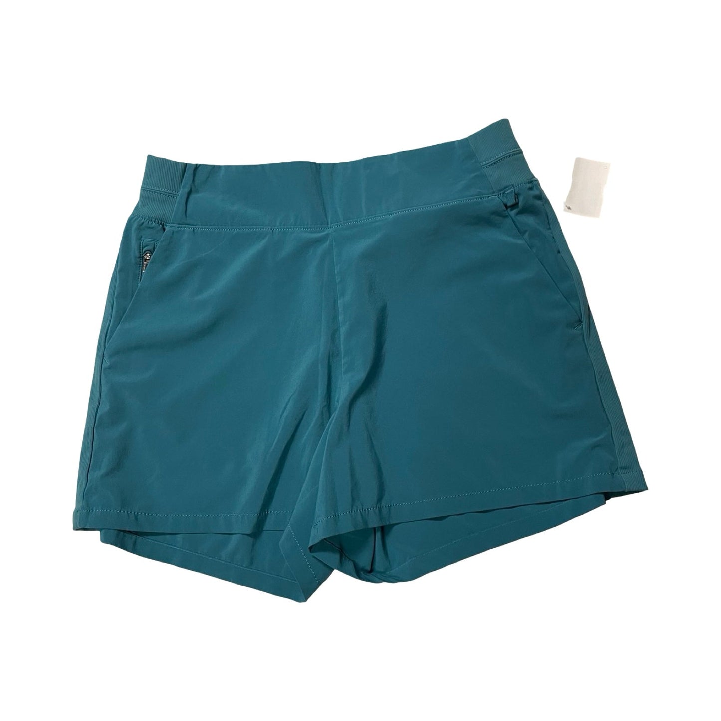 Athletic Shorts By Athleta In Teal, Size:12