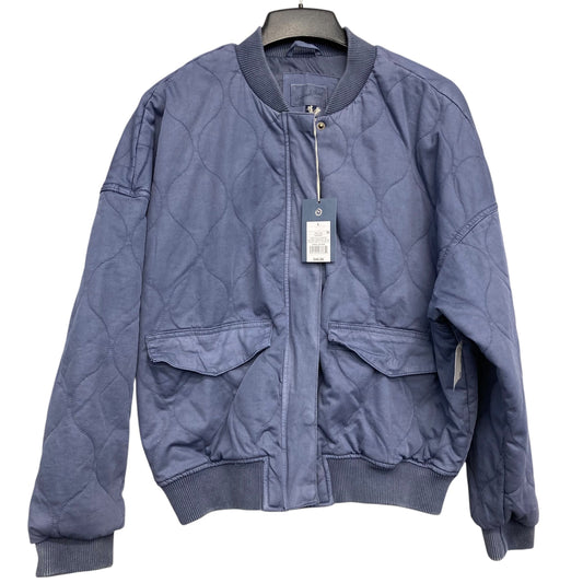 Jacket Puffer & Quilted By Universal Thread In Blue, Size:L