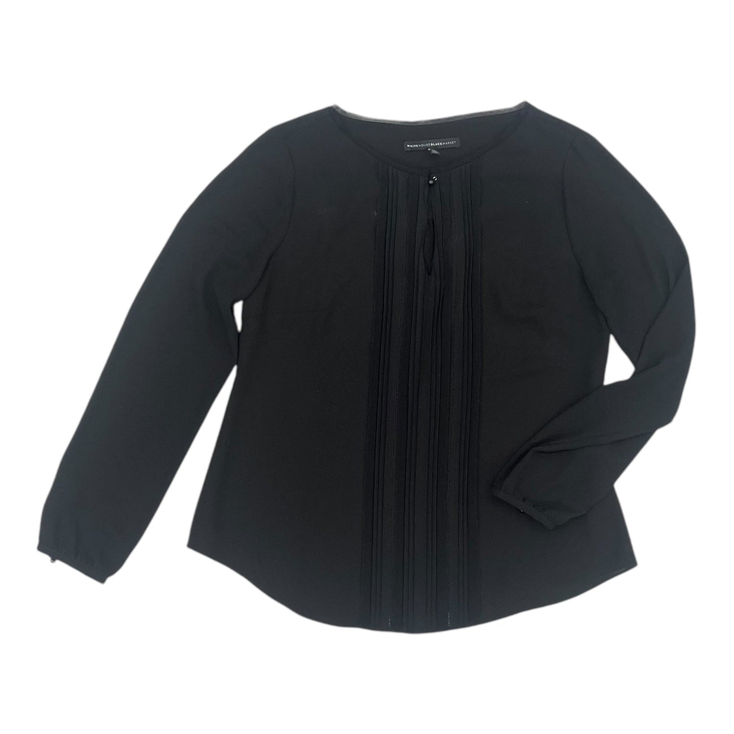 Blouse Ls By White House Black Market In Black, Size:S