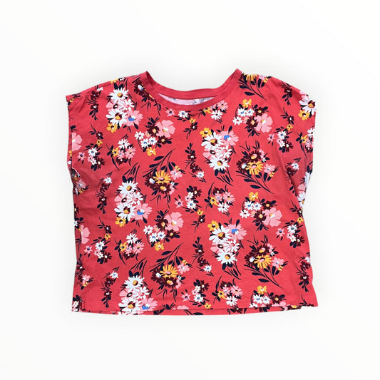 Top Ss By Loft In Floral Print, Size:Xl