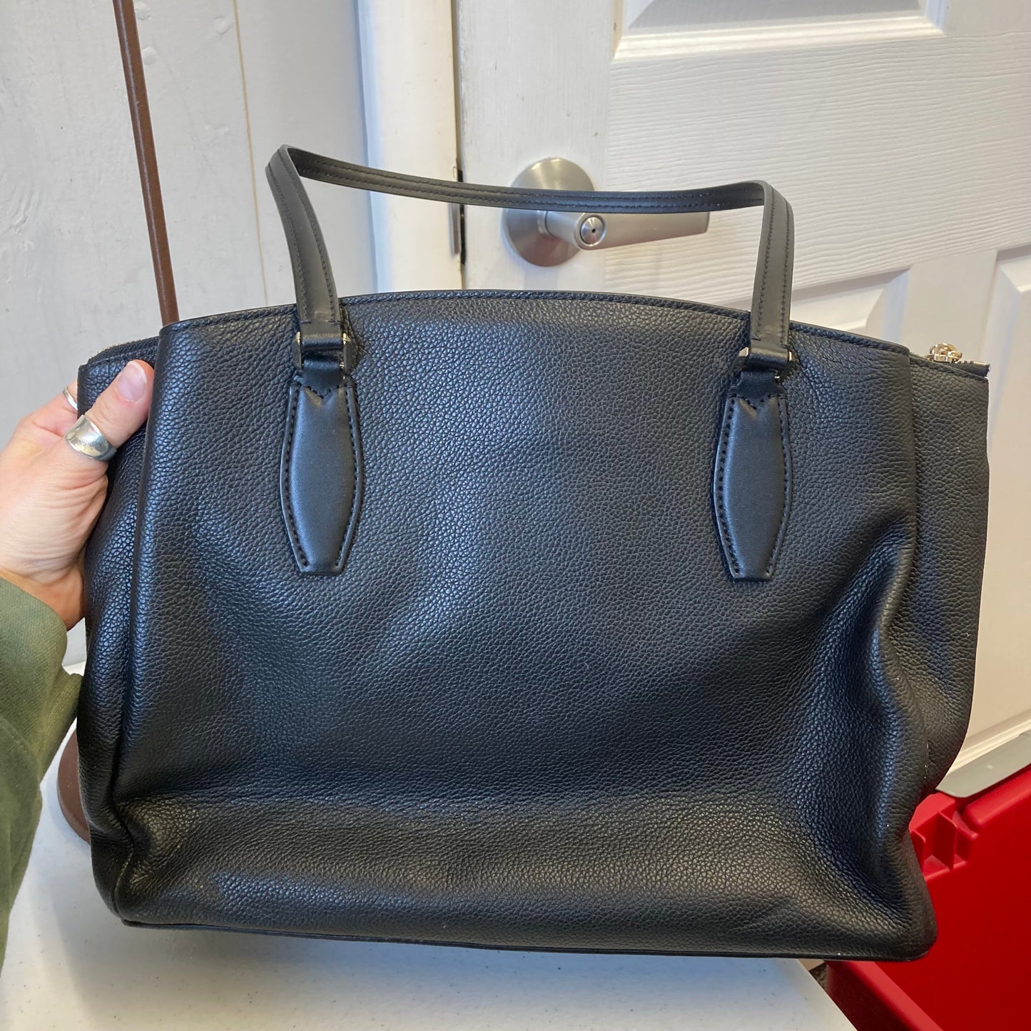 Handbag Designer By Kate Spade In Black, Size:Large