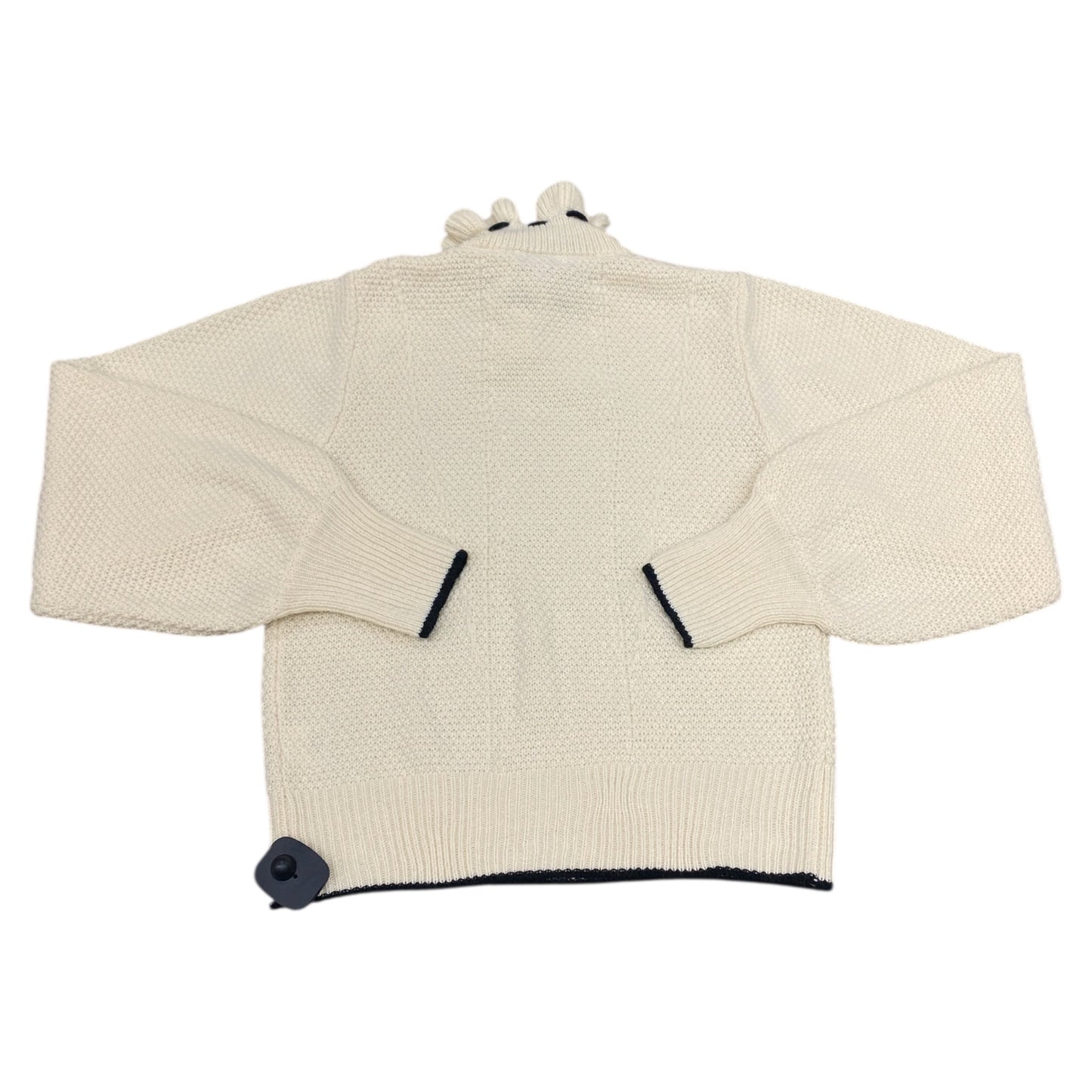Sweater By Stellah In Black & Cream, Size:M