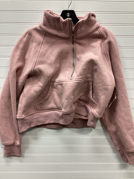 Athletic Top Ls Collar By Automet In Pink, Size:M