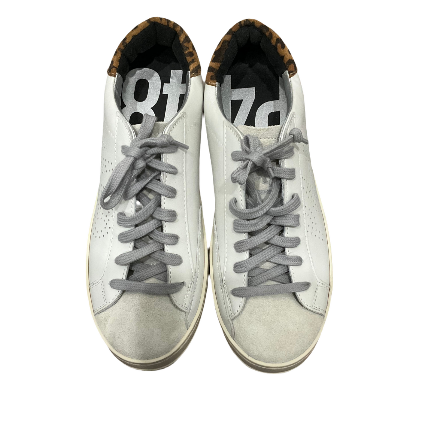 White Shoes Sneakers P448, Size 9