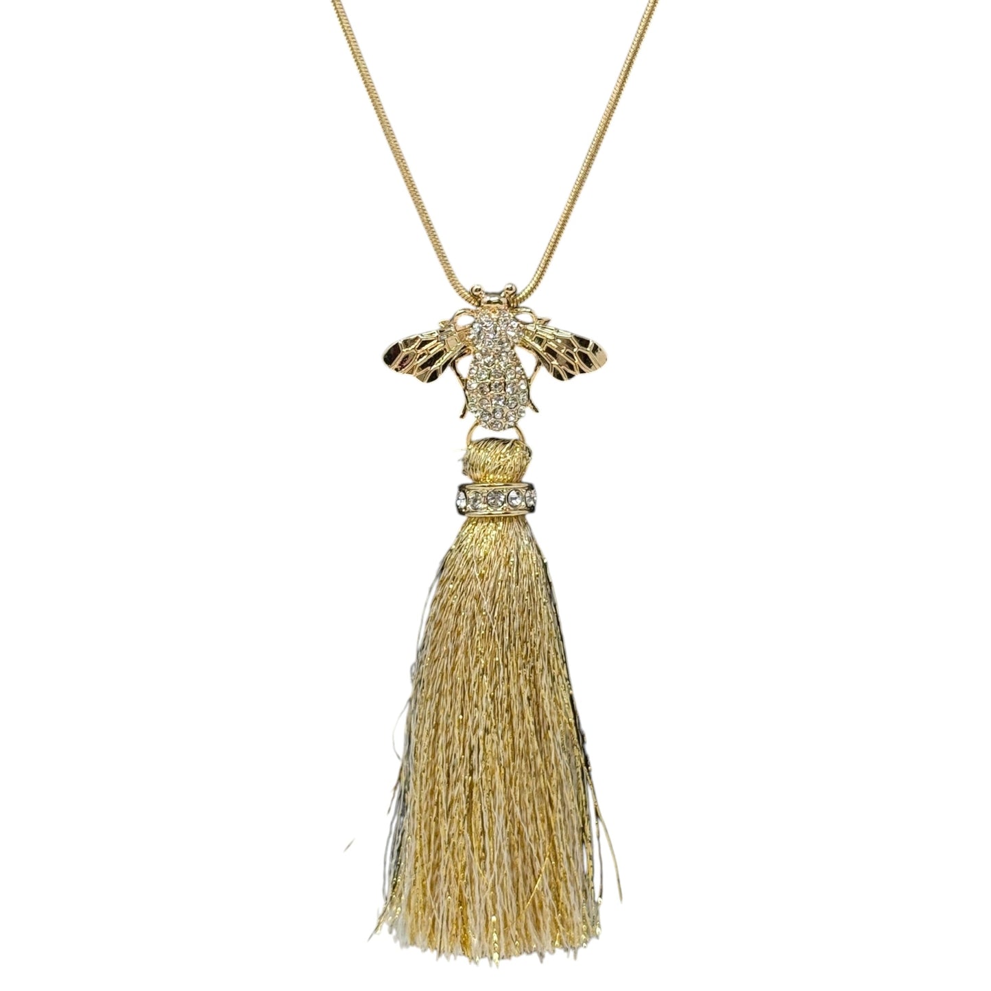 Bee-utiful Tassel Necklace Designer By Lilly Pulitzer