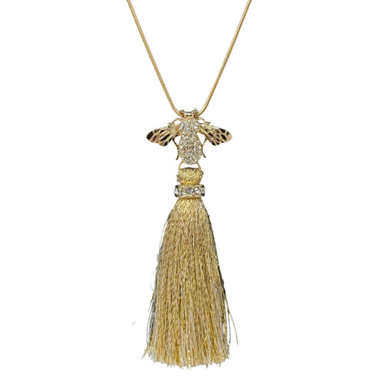 Bee-utiful Tassel Necklace Designer By Lilly Pulitzer