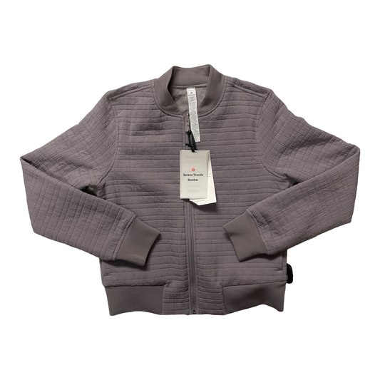Athletic Jacket By Lululemon In Purple, Size:6