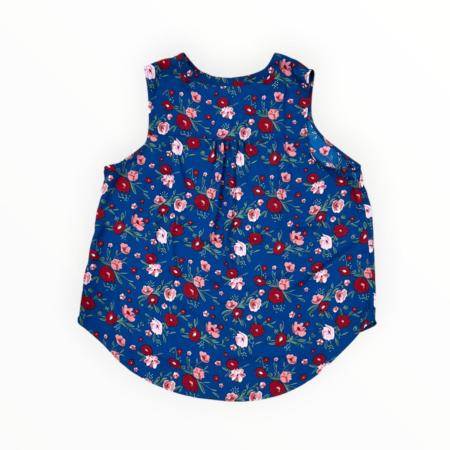 Top Sleeveless By Maurices In Blue & Red, Size:1X
