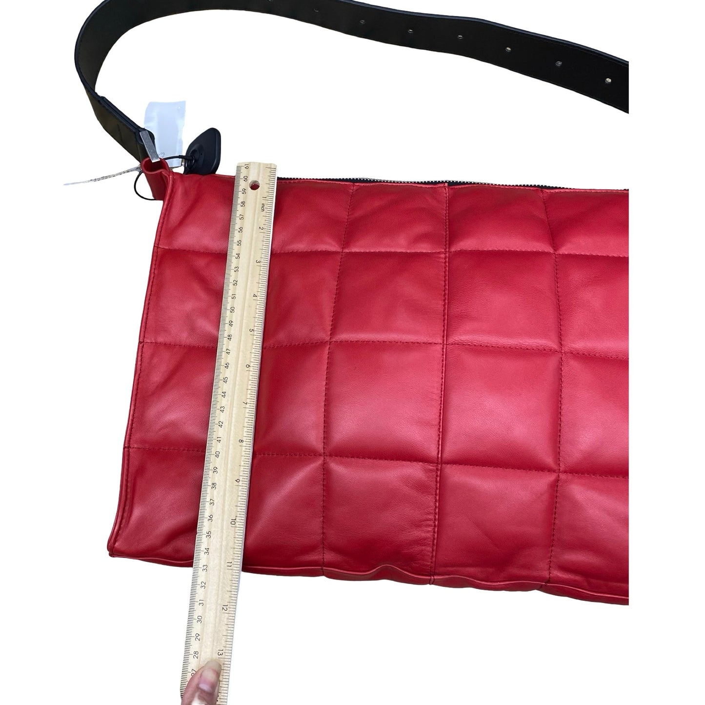 Handbag Designer By All Saints In Red, Size:Large