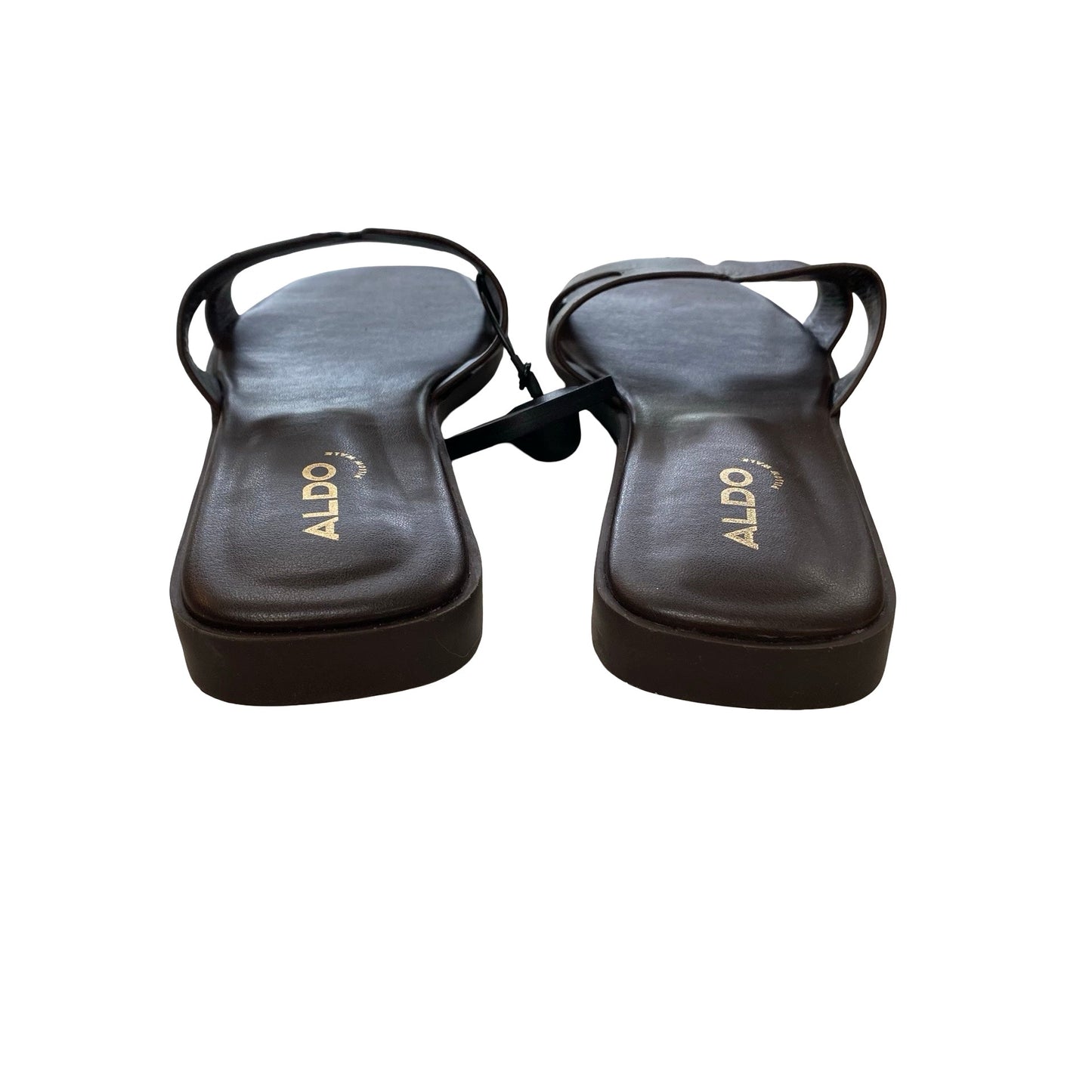Sandals Flats By Aldo In Brown, Size:7
