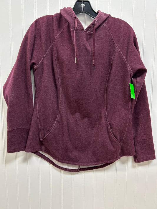 Sweatshirt Hoodie By Athletic Works In Purple, Size:L