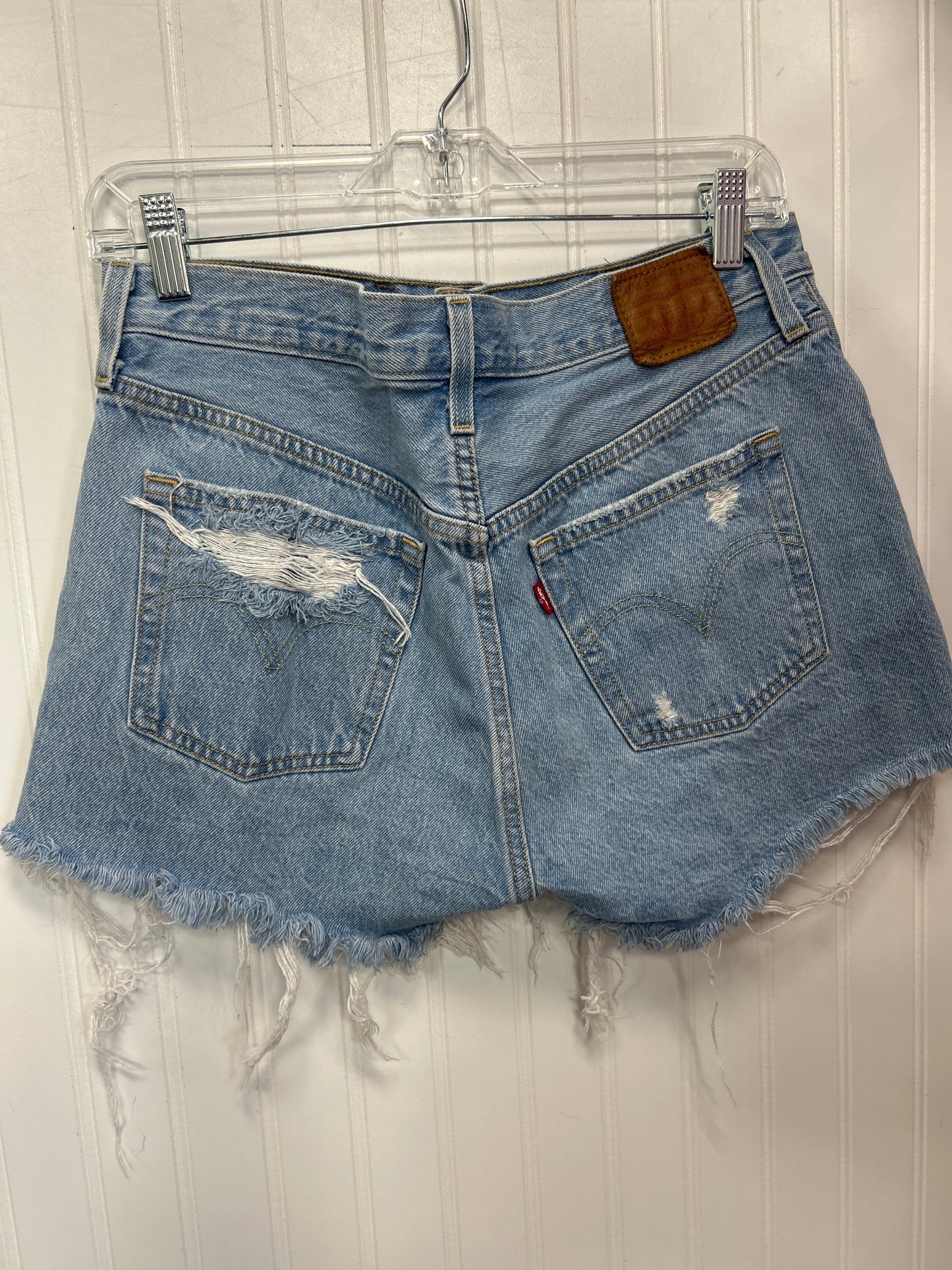 Shorts By Levis In Blue Denim, Size:6