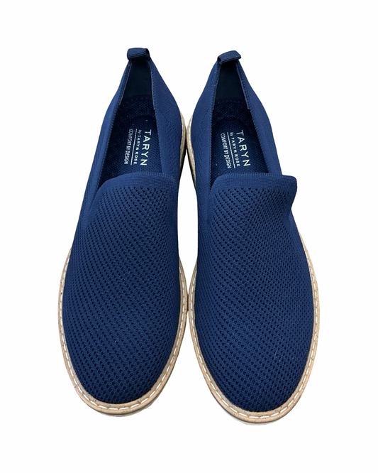 Shoes Flats By Taryn Rose In Navy, Size:9.5