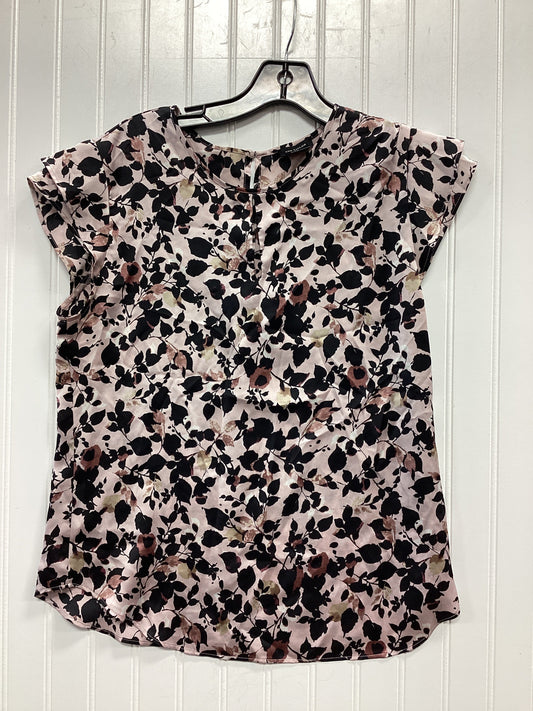 Top Ss By Ann Taylor In Black & Pink, Size:S