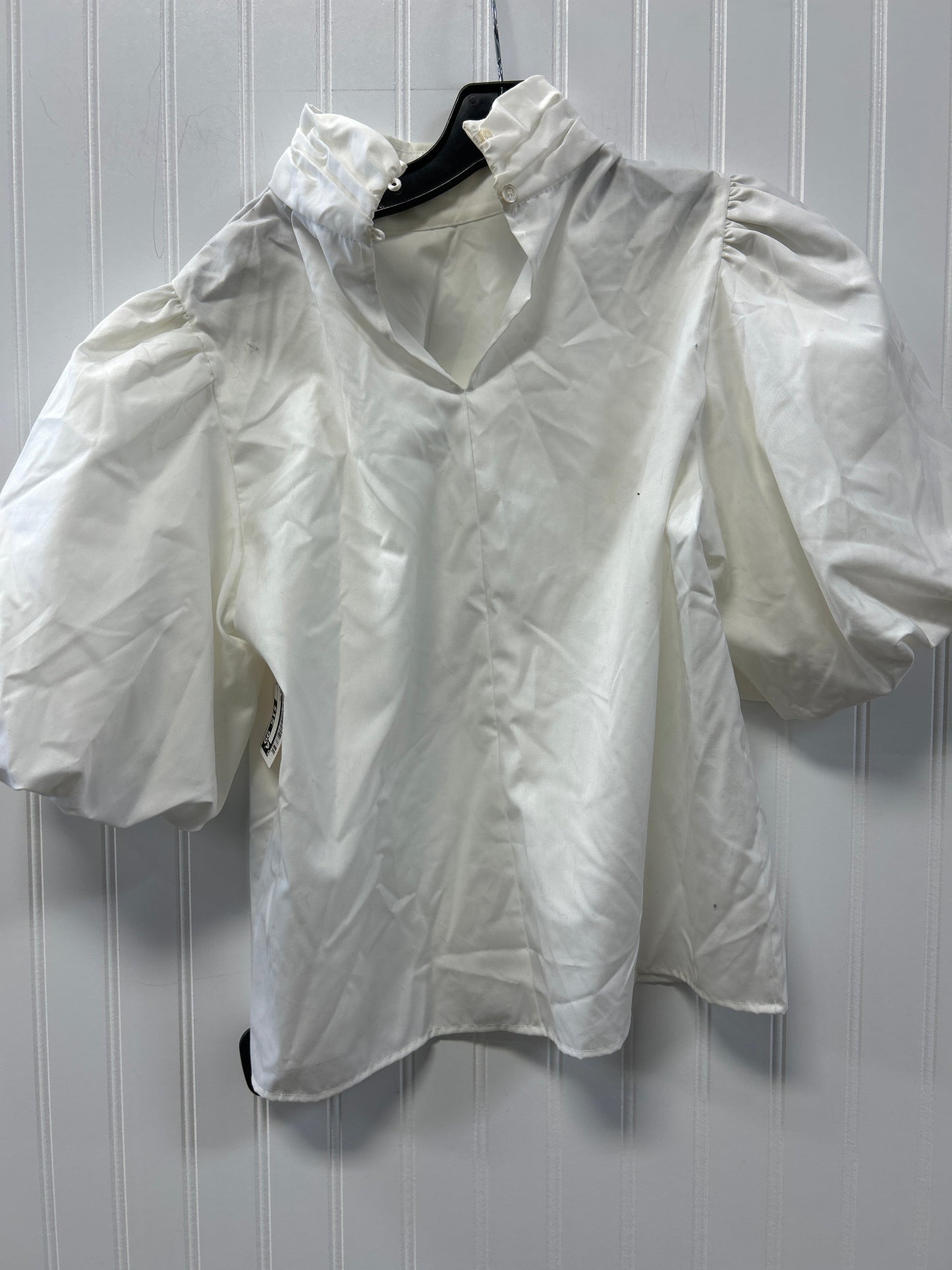 Blouse Ss By Frame In White, Size:M