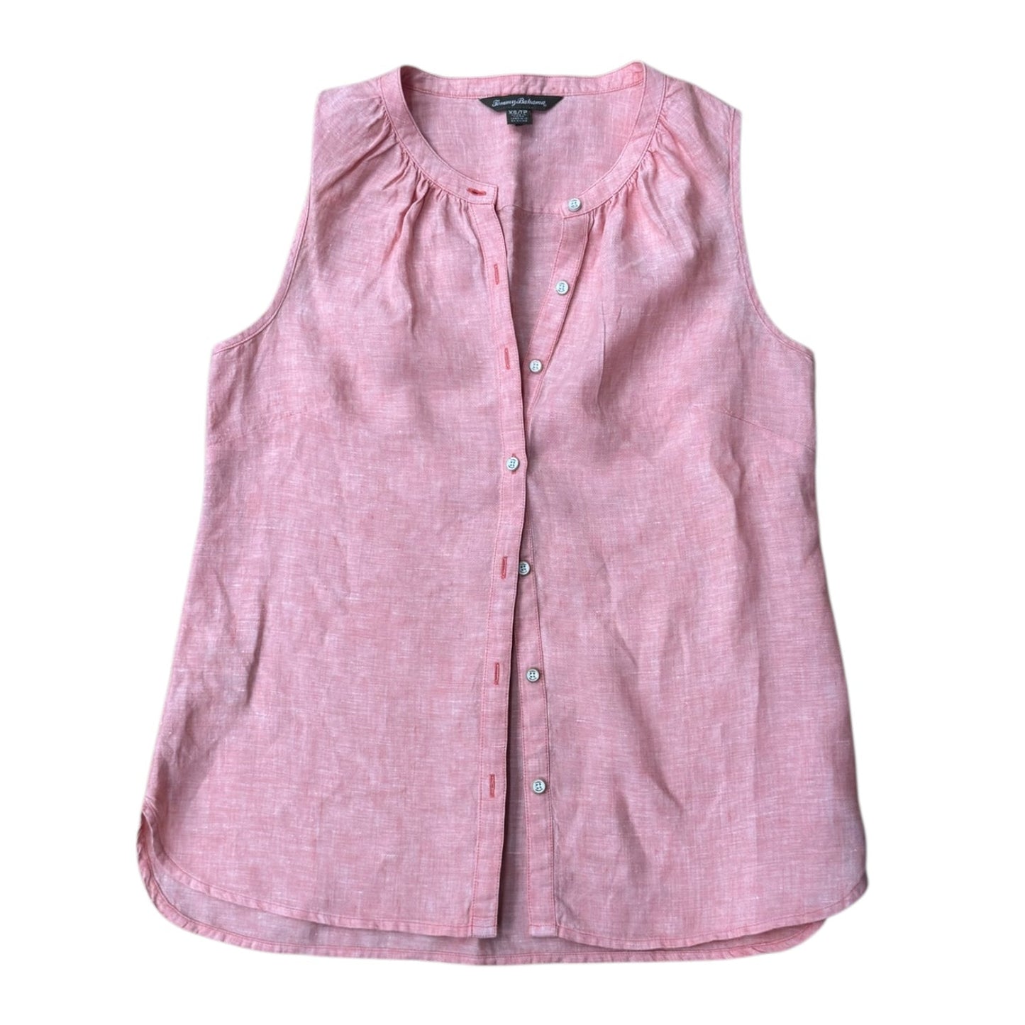 Top Sleeveless By Tommy Bahama In Coral, Size:Xs
