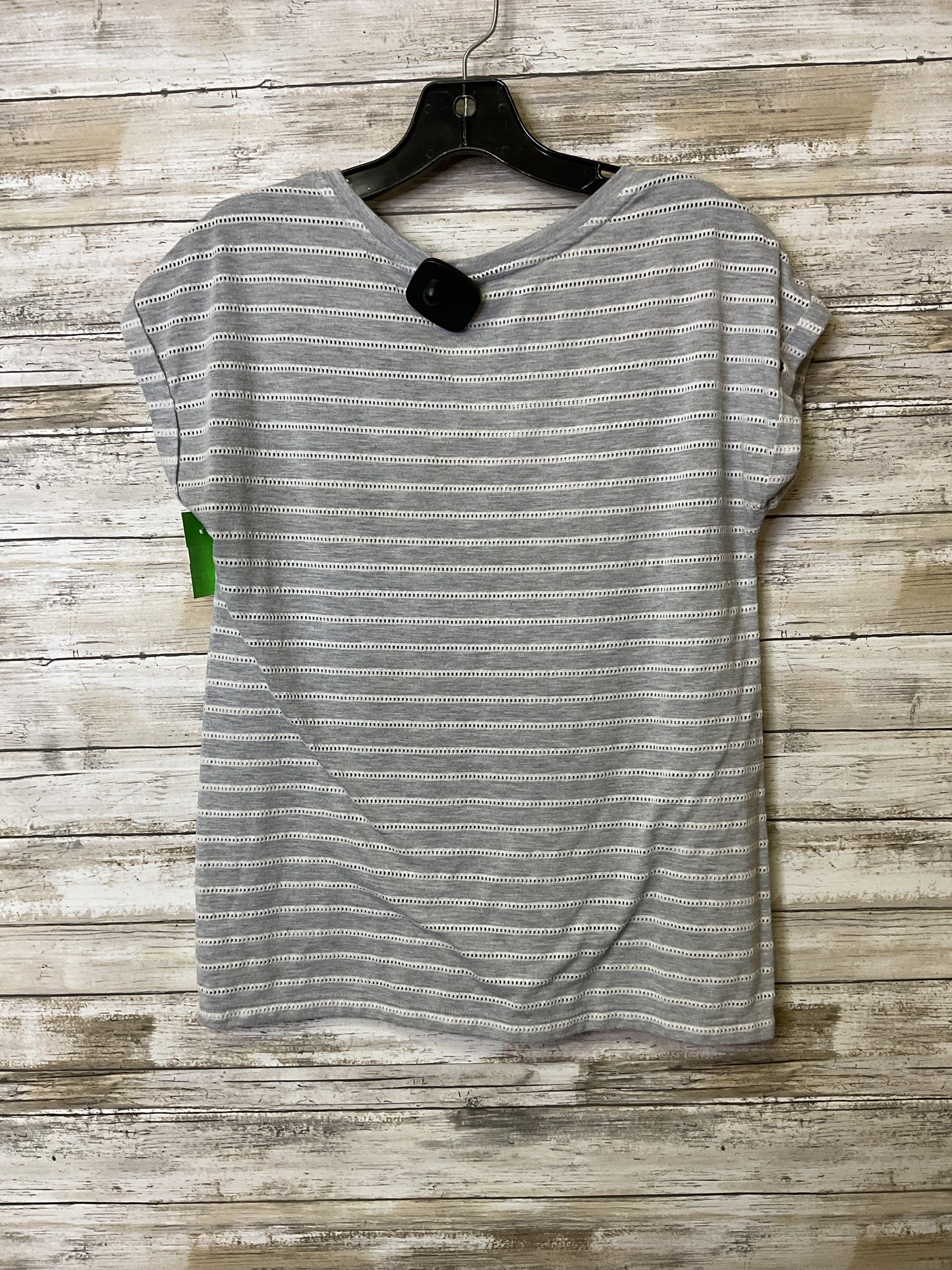 Top Ss By Stylus In Grey & White, Size:S