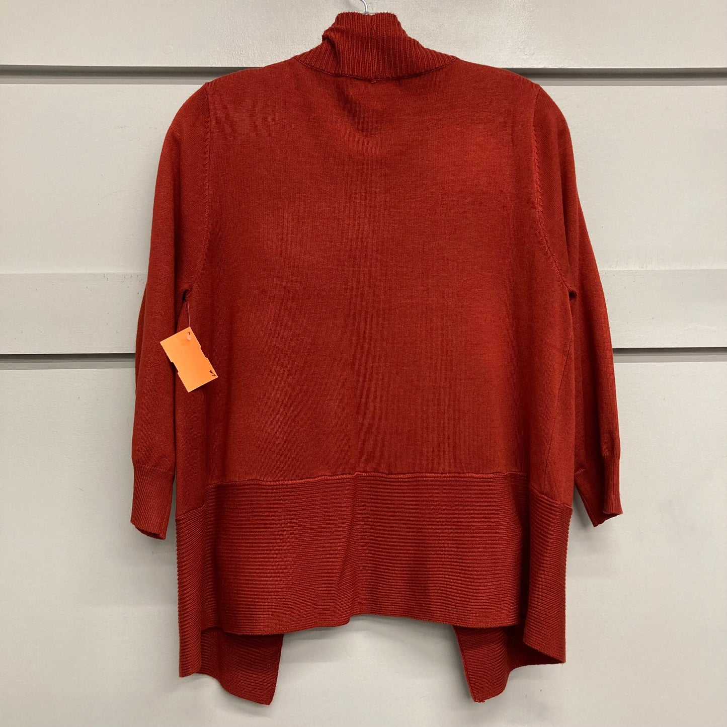 Sweater Cardigan By Philosophy In Red, Size:Xl