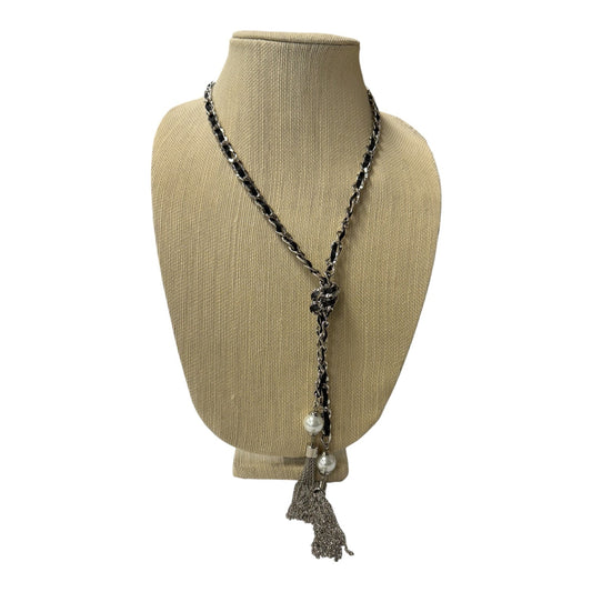 Necklace Pendant By White House Black Market In Black & Silver