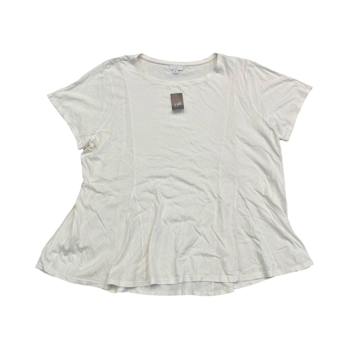 Top Ss By J. Jill In Cream, Size:3X