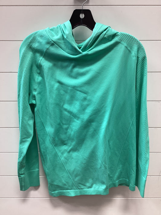 Athletic Top Ls Collar By Zyia In Teal, Size:L
