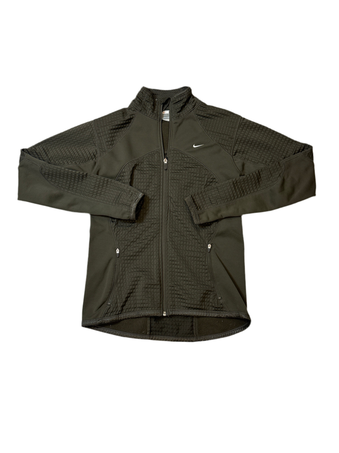 Athletic Jacket By Nike Apparel In Green, Size: M